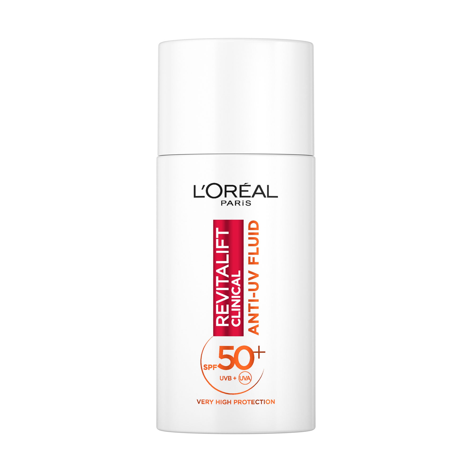 Захисний флюїд для обличчя L'Oreal Paris Revitalift Clinical Anti-UV Fluid, SPF 50+, 50 мл